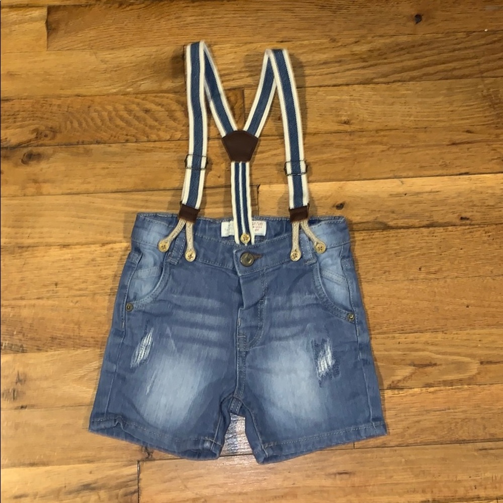 ZARA OVERALL SHORTS